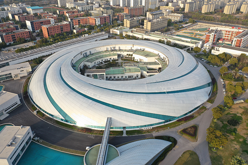 2019年3月12日，航拍上海光源項(xiàng)目。