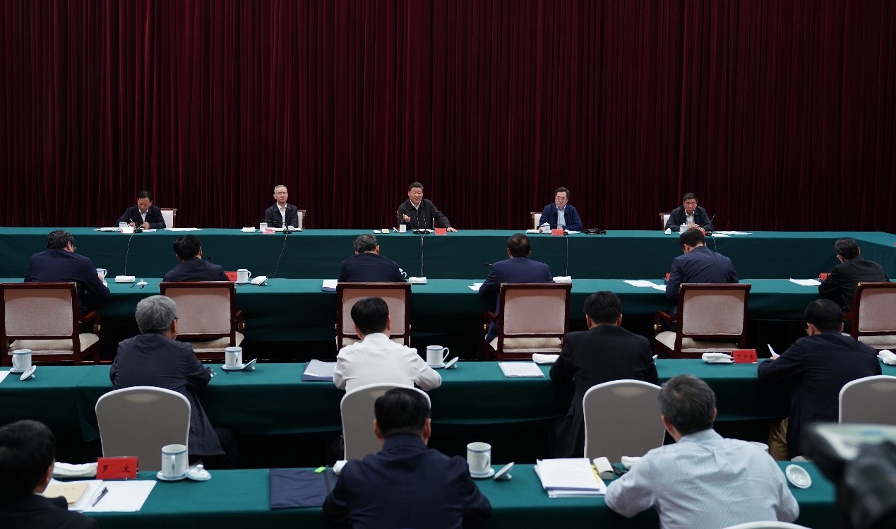 2019年5月20日至22日，中共中央總書記、國家主席、中央軍委主席習(xí)近平在江西考察，主持召開推動(dòng)中部地區(qū)崛起工作座談會(huì)并發(fā)表重要講話。新華社記者 謝環(huán)馳 攝 